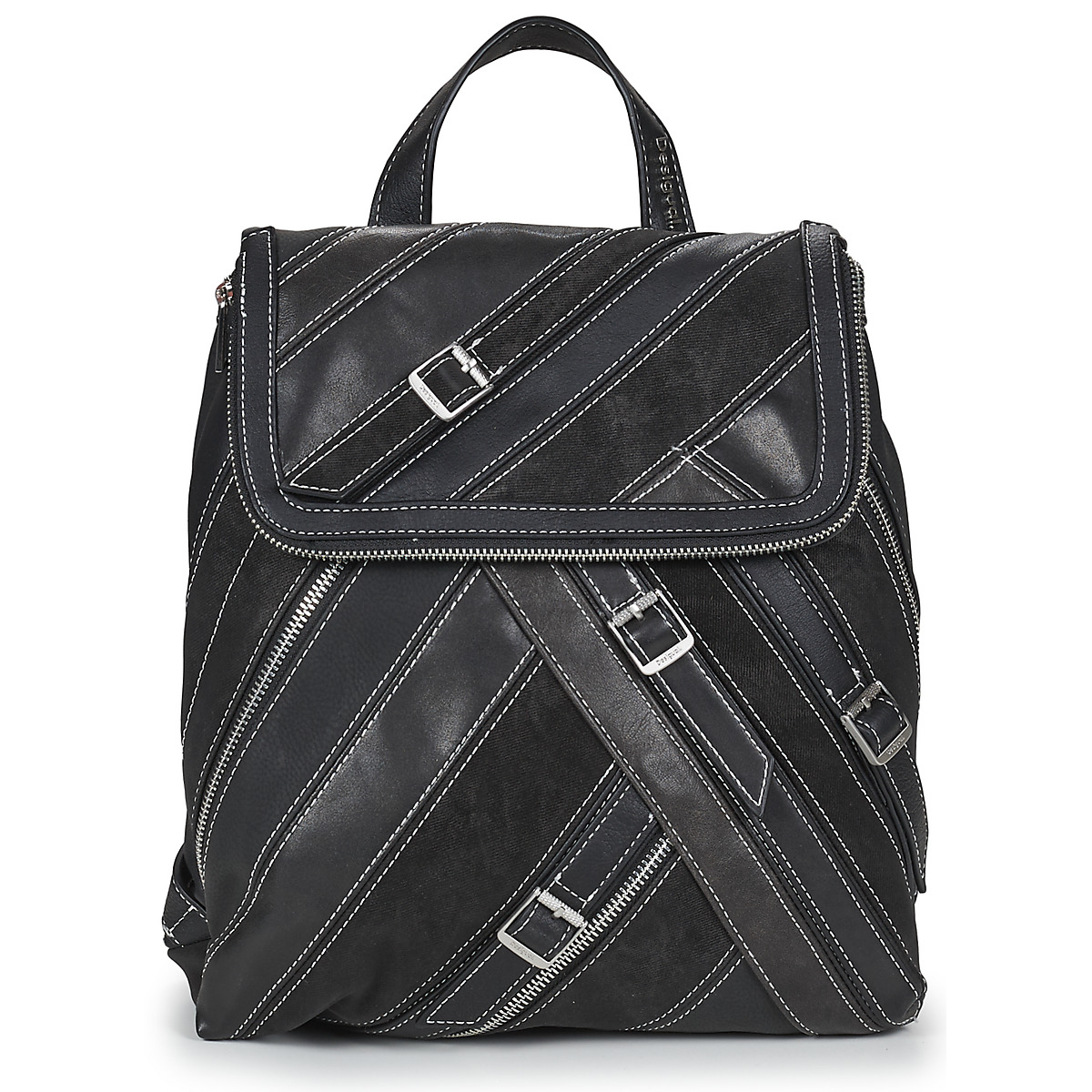 Desigual - BACKPACK FIBONACCI HAMPTON MINI - Black