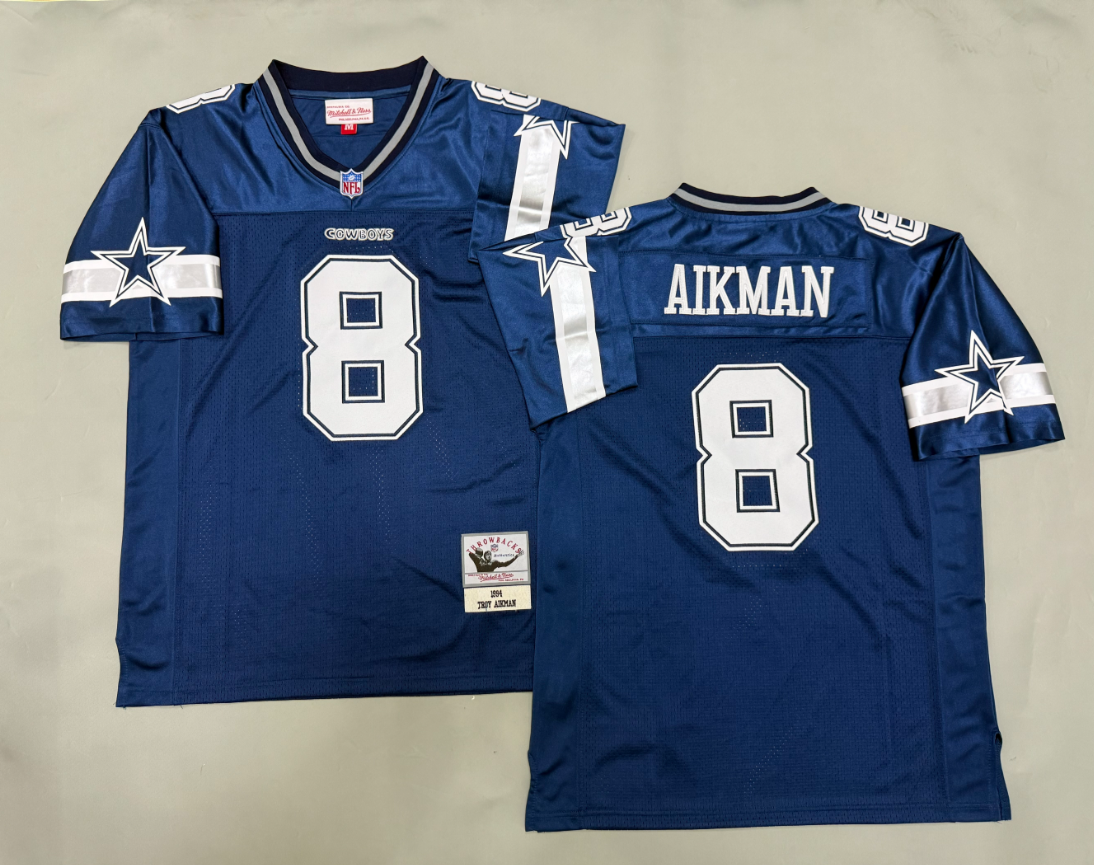 Troy Aikman Dallas Cowboys Authentic Throwback Retired Player Jersey