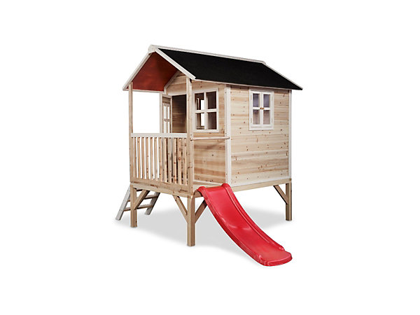 Maisonnette en bois pour enfants Loft 300 Naturel - Exit Toys