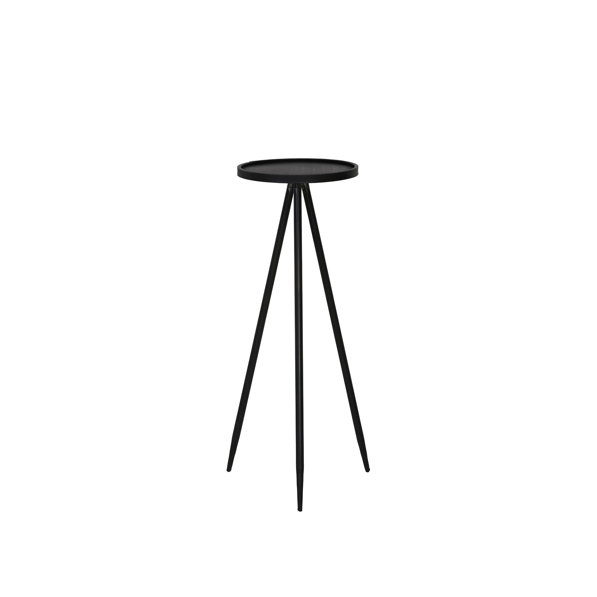 Light & Living bijzettafel ENVIRA - zwart,grijs - Ø30cm