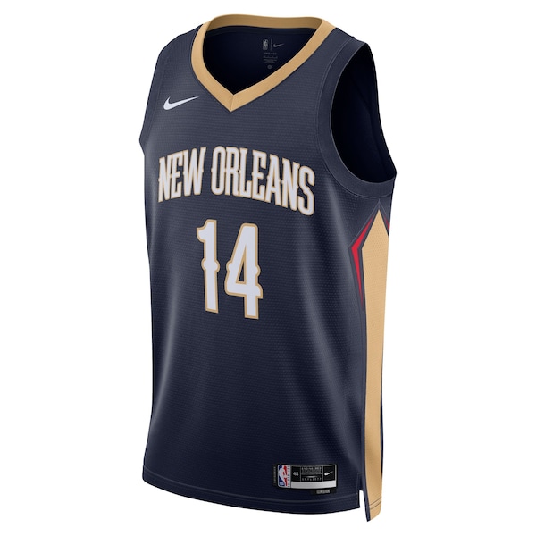 Brandon Ingram New Orleans Pelicans Nike Unisex Swingman Jersey - Icon Edition - Navy