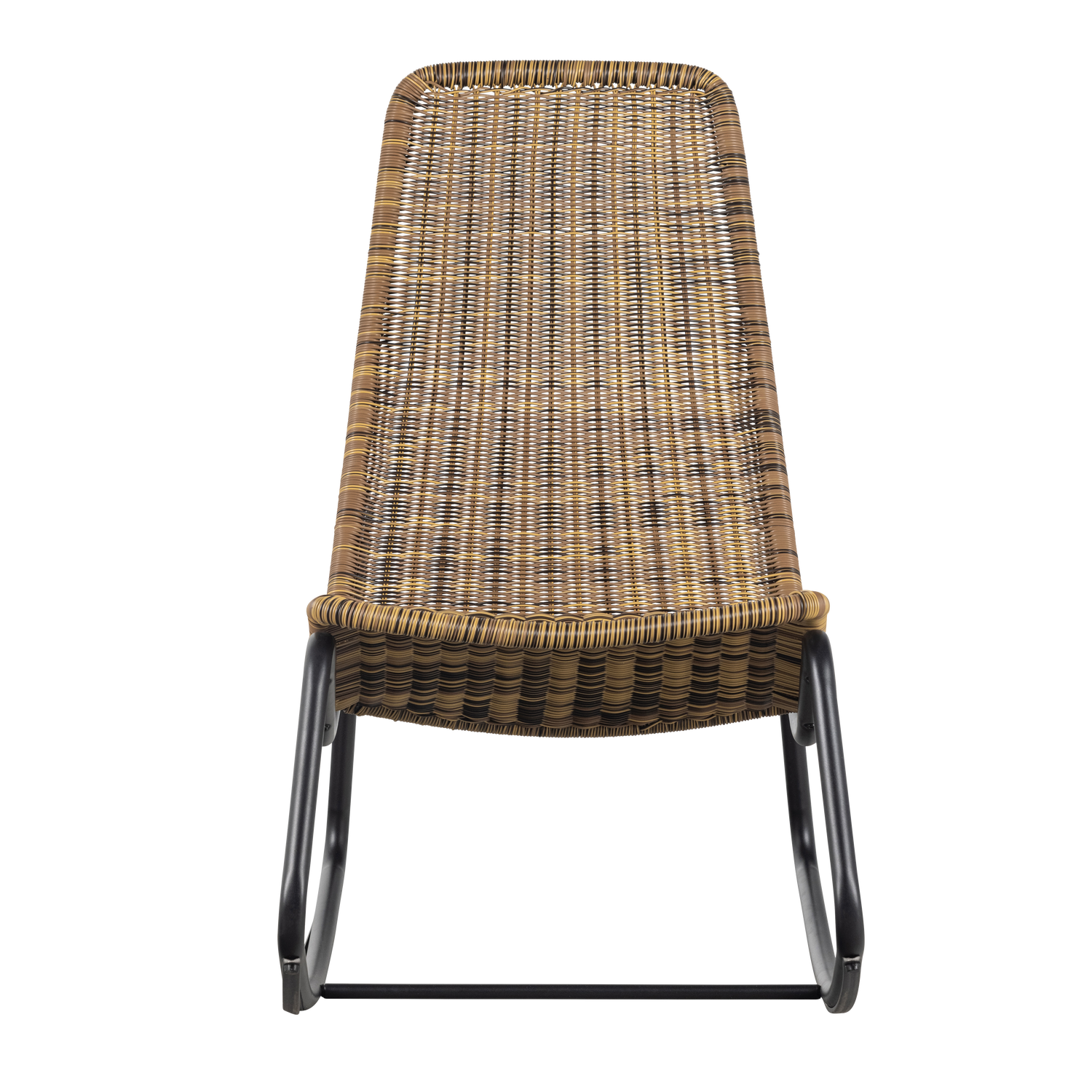 WOOOD schommelstoel tuin Tom - Rattan - Naturel - 97x51x95