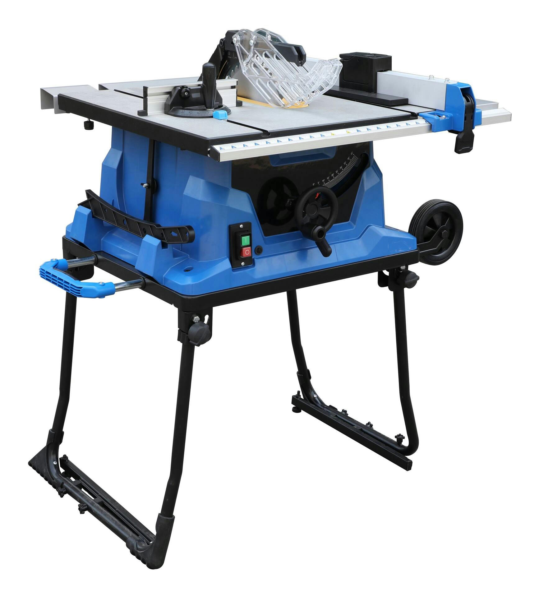 Mastercraft 15 Amp Portable Table Saw With Stand, 10-in