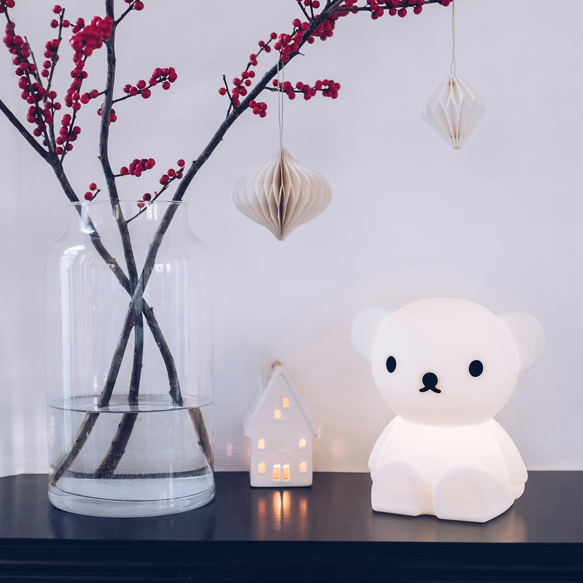 FIRST LIGHT BORIS - Veilleuse LED rechargeable ourson H21cm