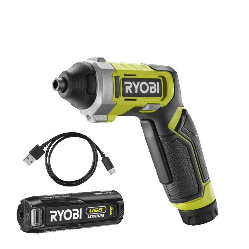 Tournevis sur batterie 4 V 2 Ah RYOBI