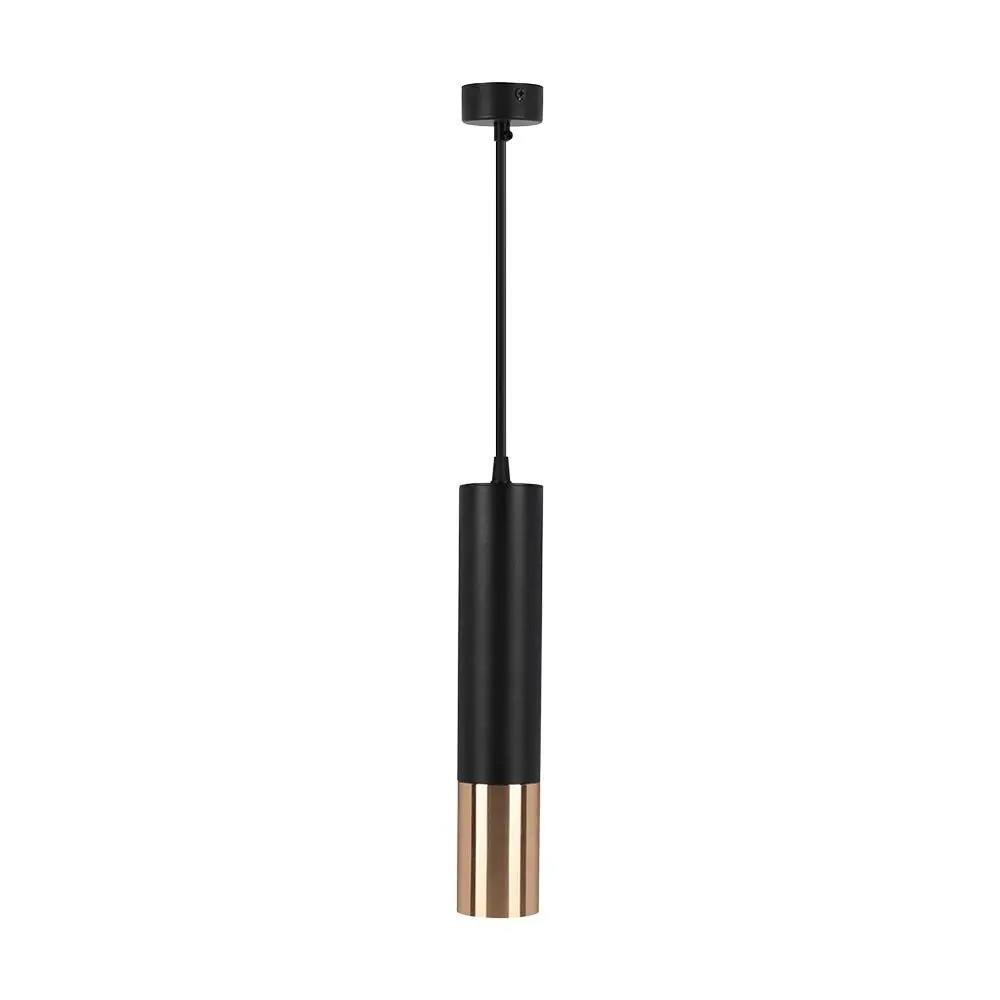 Lampa wisząca czarna VT-977 1xGU10x10W wym: 150x6x6 cm V-TAC