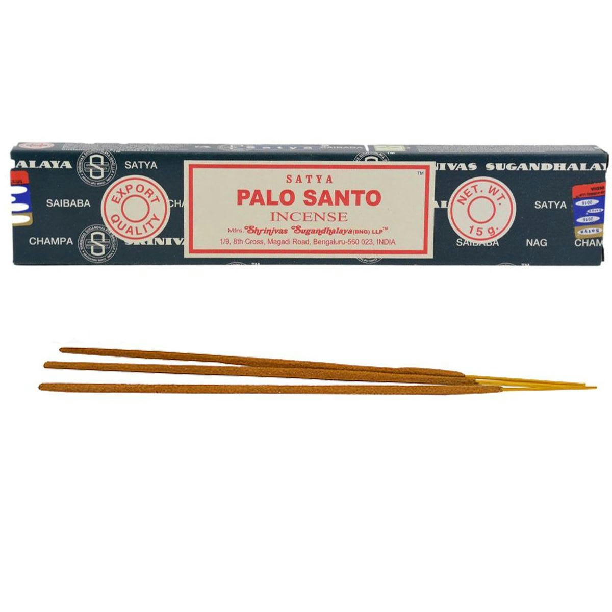 - Encens Nag Champa Palo Santo - 15 grammes environ 15 Bâtonnets