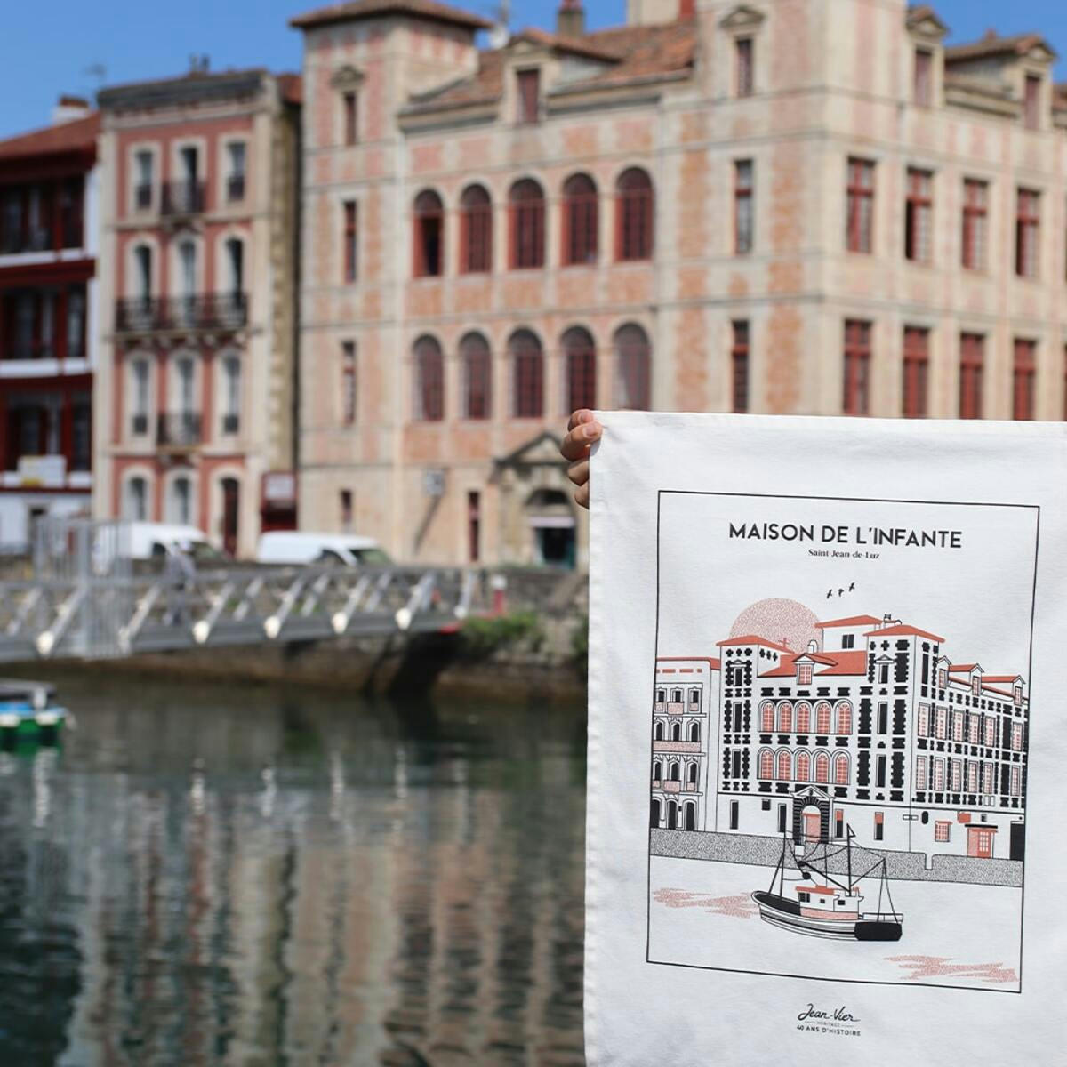 KOADRO - Essuie-mains coton Blanc 45x60 cm