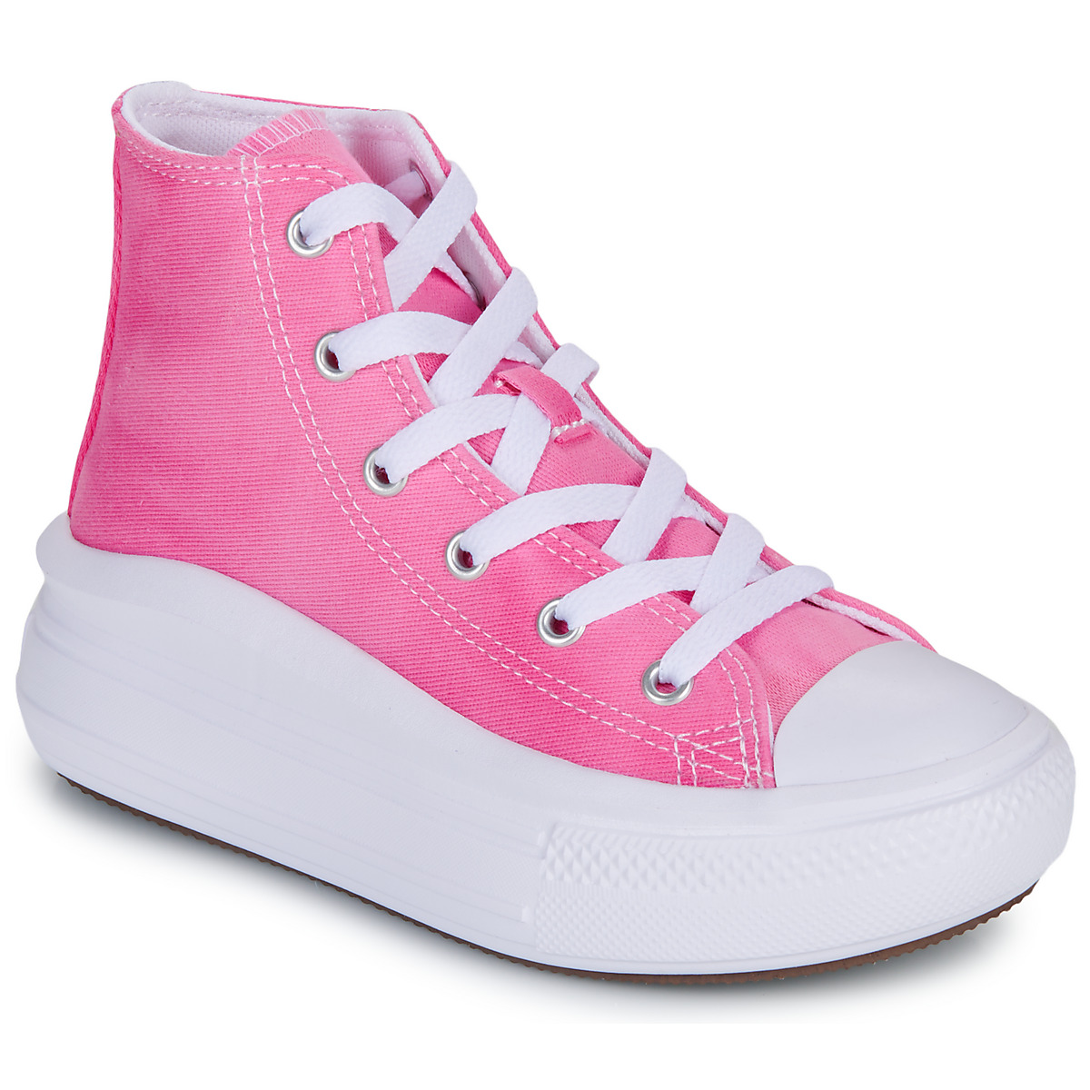 Converse - CHUCK TAYLOR ALL STAR MOVE PLATFORM COLOR SPLASH - Pink