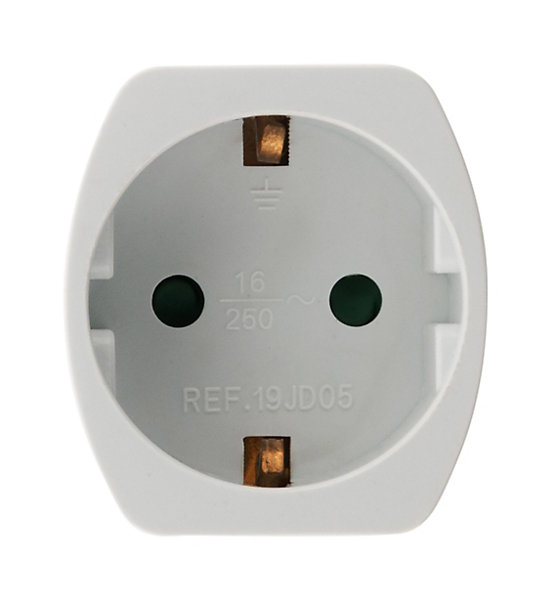 Adaptateur prise voyage Allemagne vers France - Schuko - Zenitech