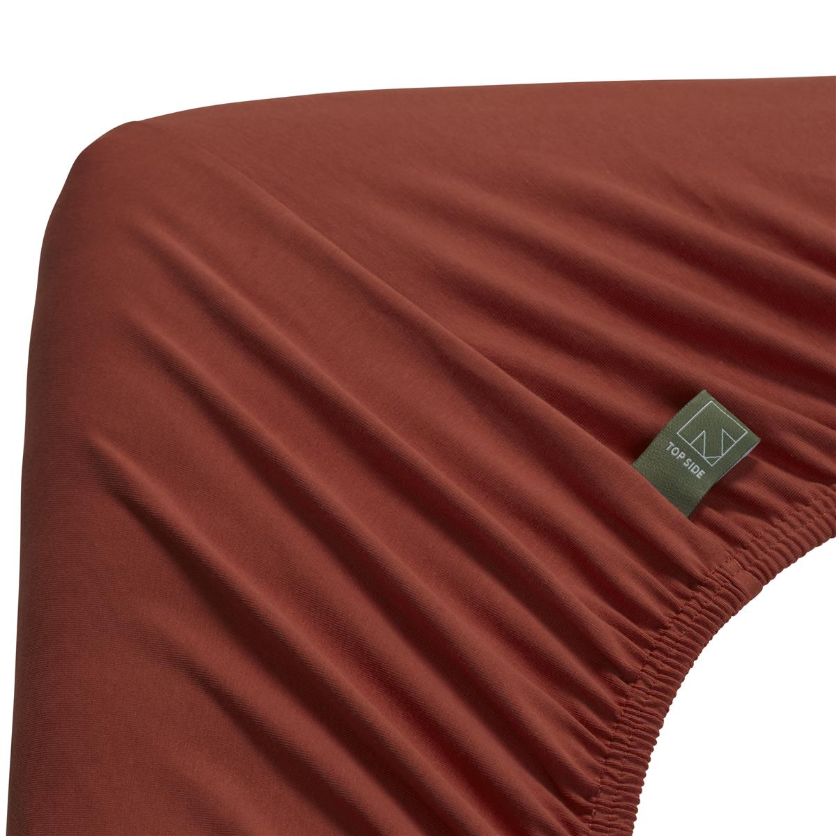 Beddinghouse Dutch Design topper hoeslaken Organic Lycra TD - 180x220 cm - rood