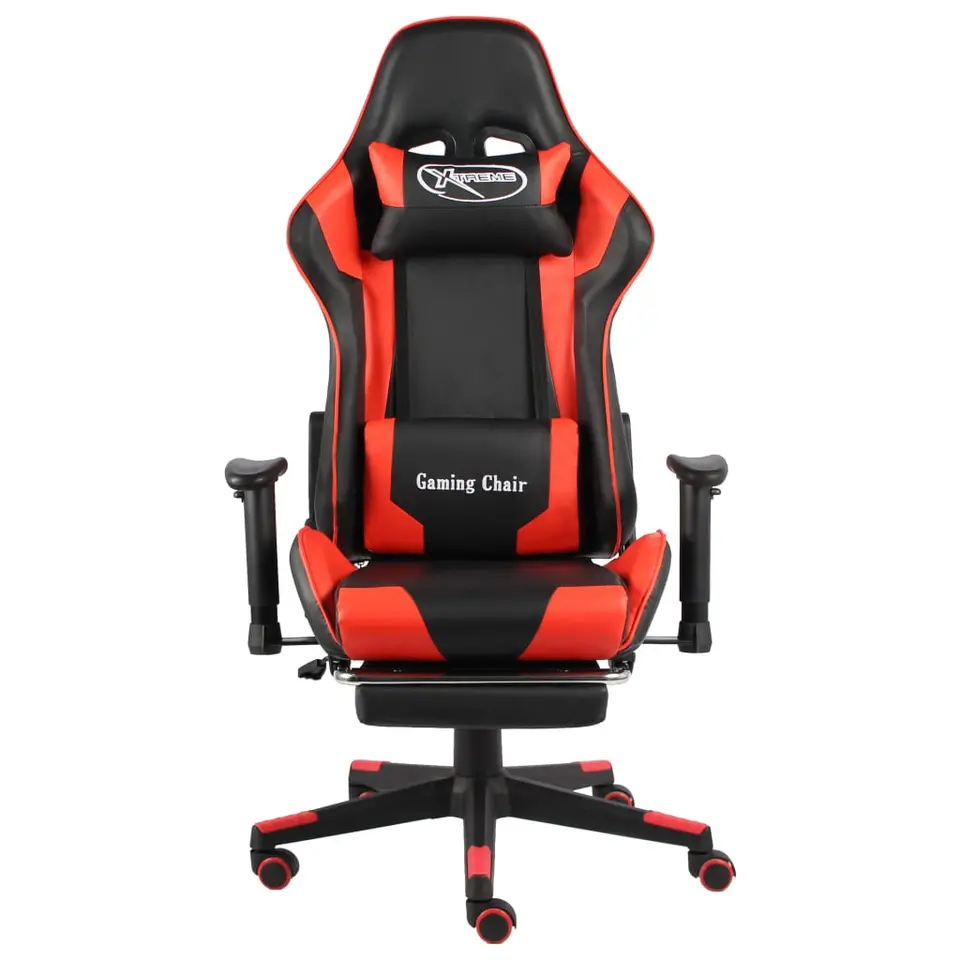 vidaXL - Gamingstoel - Rood - PVC