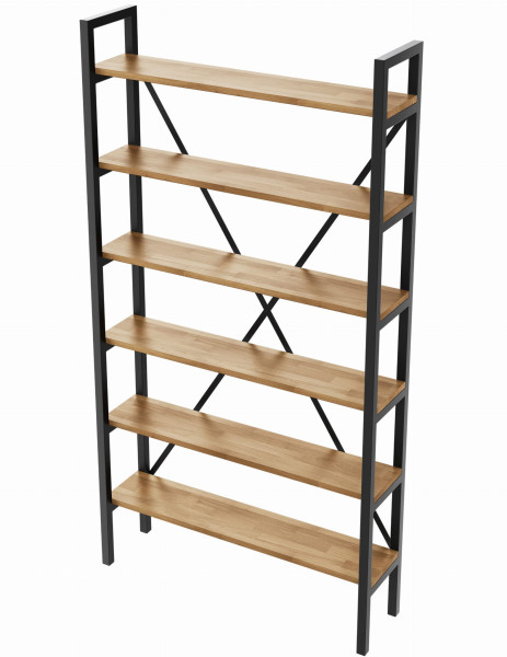 Regał Medium Industrial Loft na książki D6 190x60x20 cm