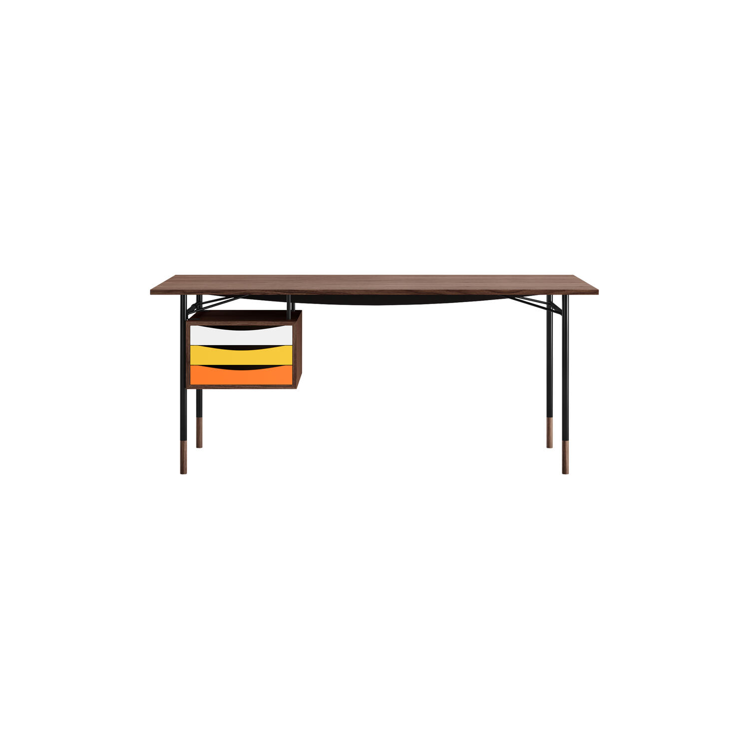 Nyhavn Arbejdsbord, walnut/warm