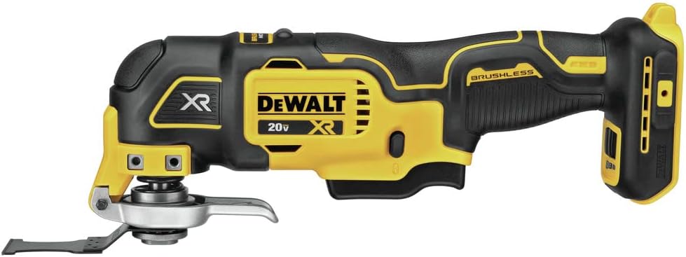 DEWALT DCS356BR 20V MAX XR Brushless Lithium-Ion 3-Speed Cordless Oscillating Multi-Tool (Tool Only) (Renewed)