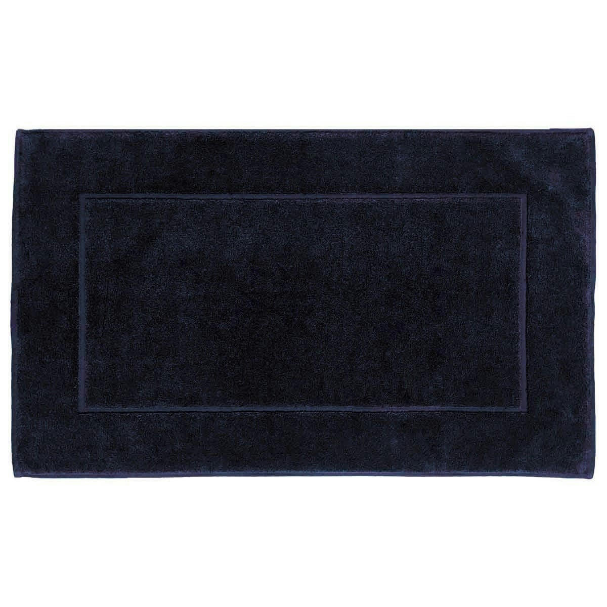 SENSOFT - Grand tapis de bain zéro twist 1000gr/m²  bleu nuit  60x100 cm