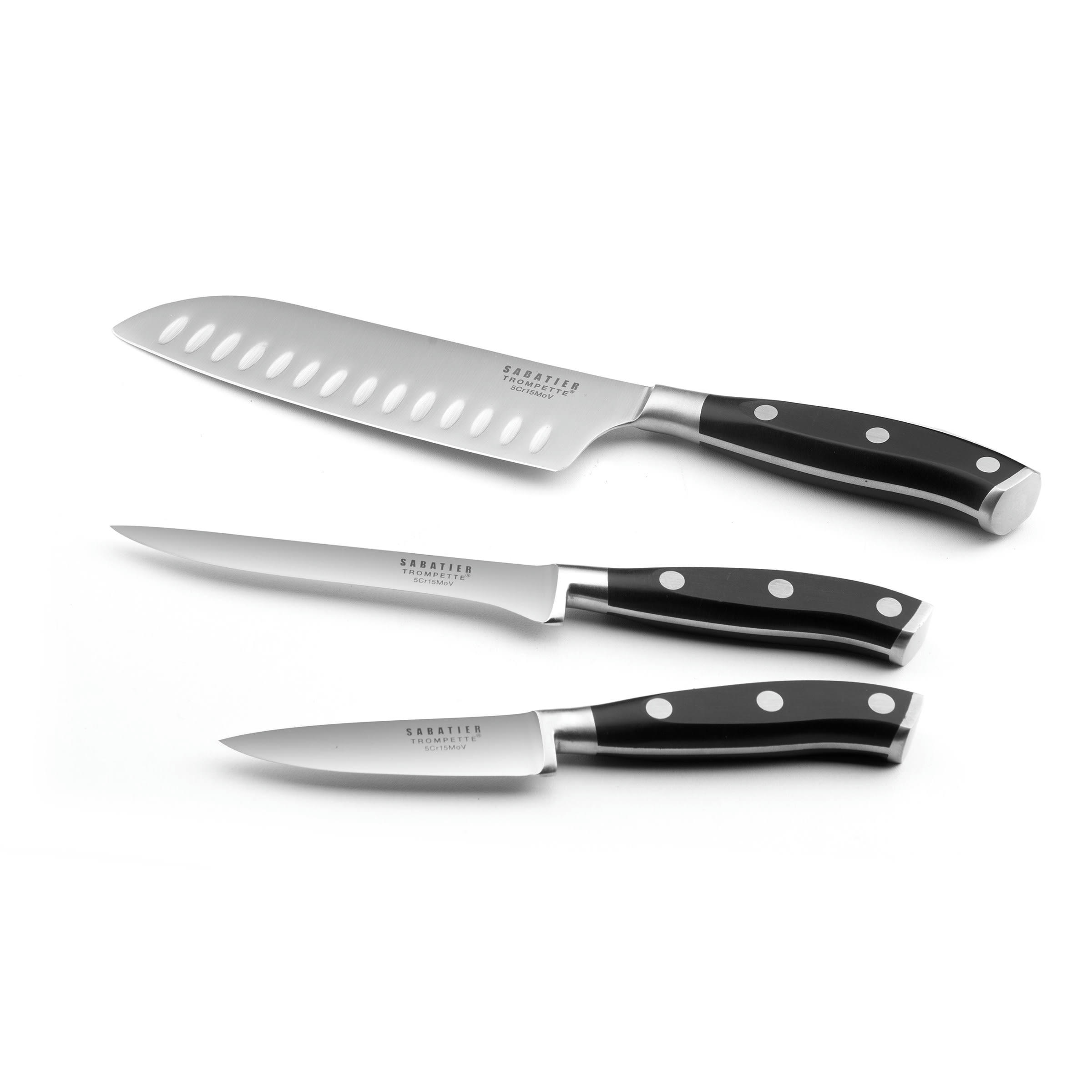VULCANO - Set 3 couteaux de cuisine