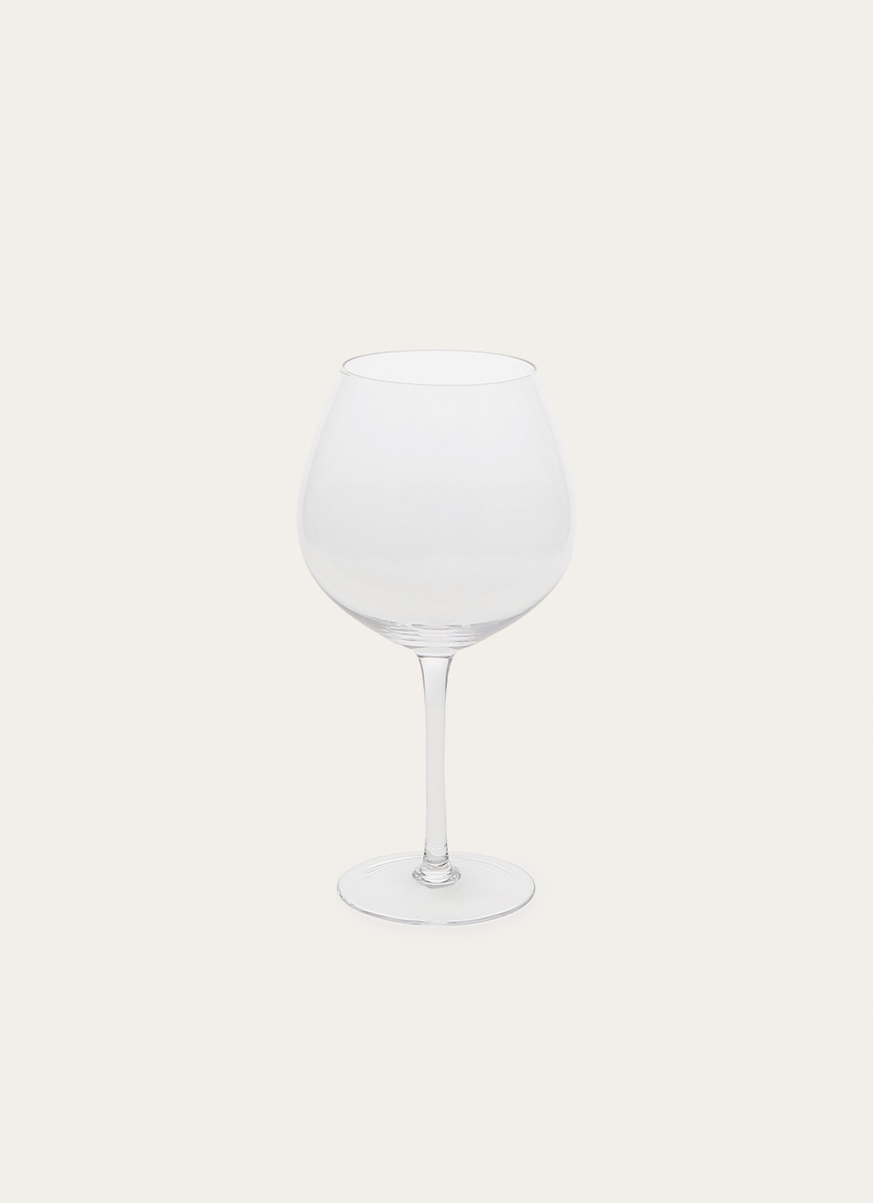 VERRE A PIED BALLONTRANSPARENT
