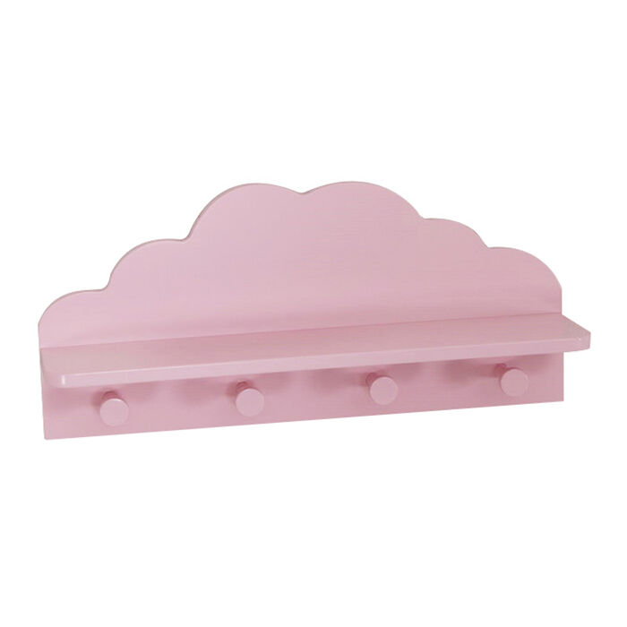 Cabide NUVEM rosa 22x12x48cm