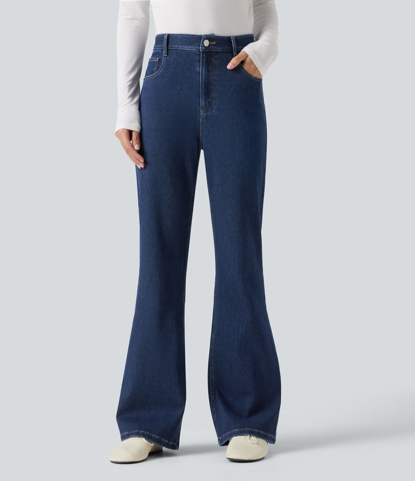 Jean flare Halara Flex™ taille haute avec poches