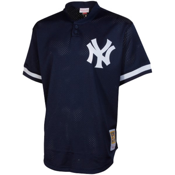 Bernie Williams New York Yankees Cooperstown Mesh Batting Practice Jersey - Navy