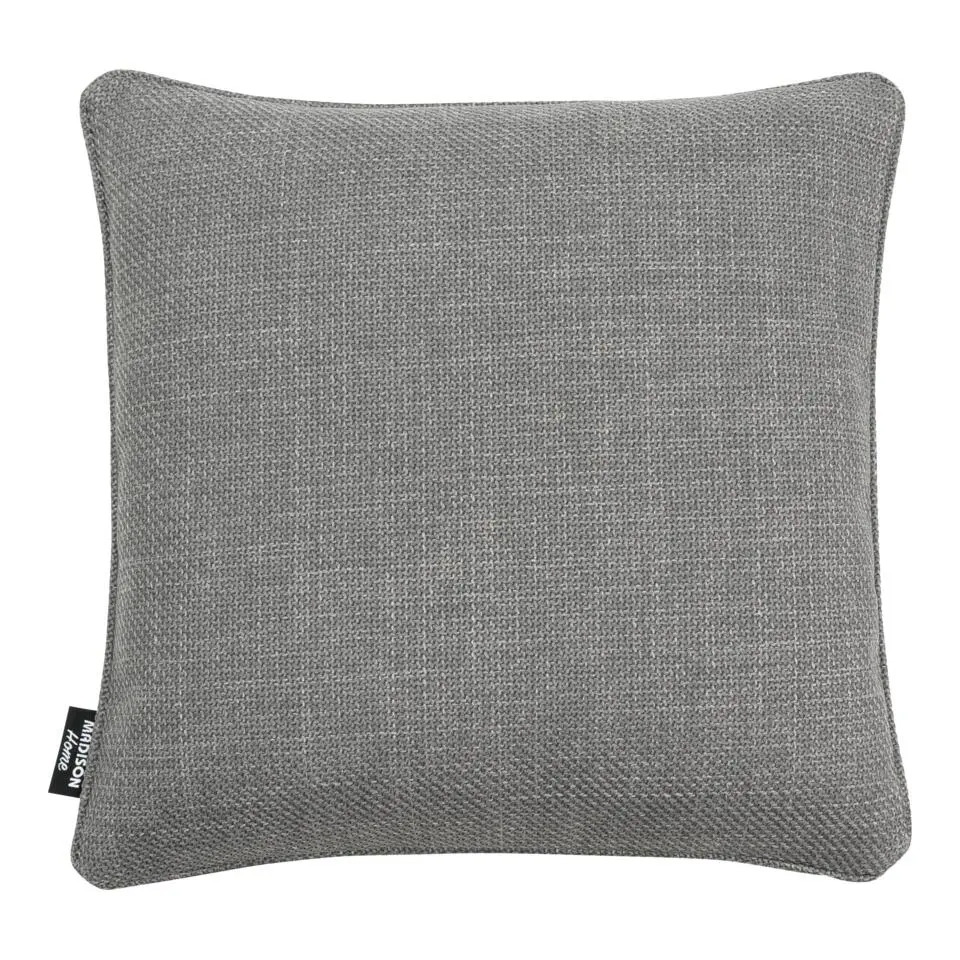 Madison - Sierkussen Nola grey - 45x45x10cm - Set van 4