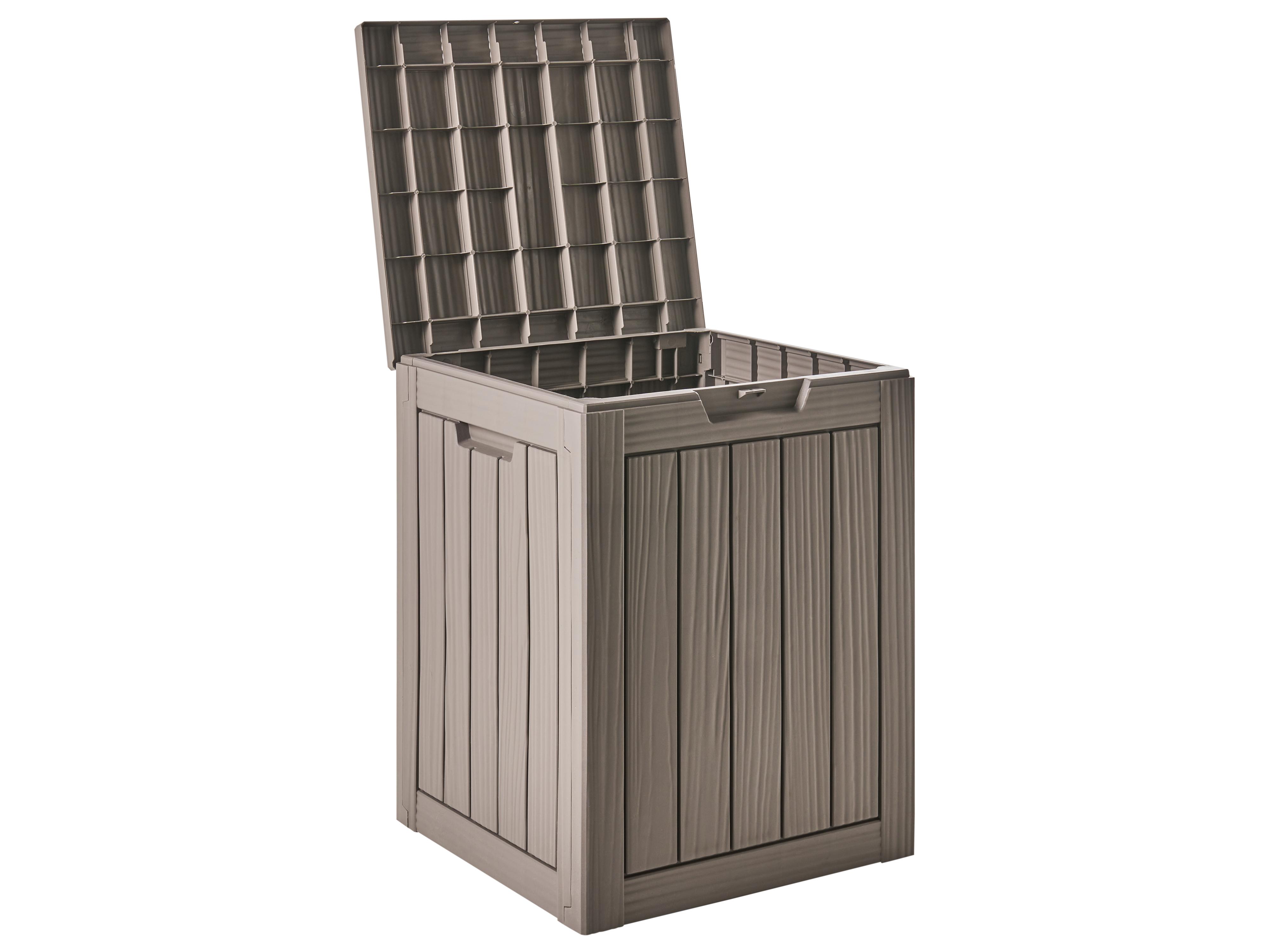 Storage Box MEDELLIN 46 cm 43 cm Taupe