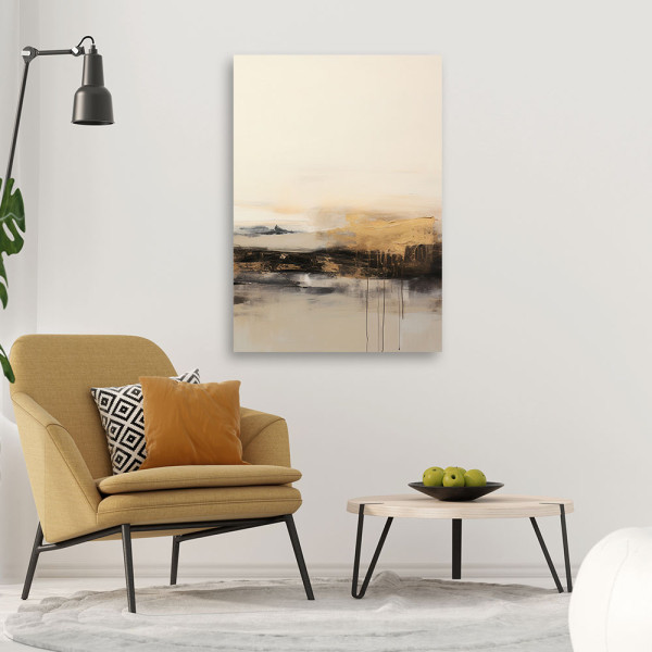 Feeby Obraz na płótnie, Nowoczesna Abstrakcja Beżowy 40x60