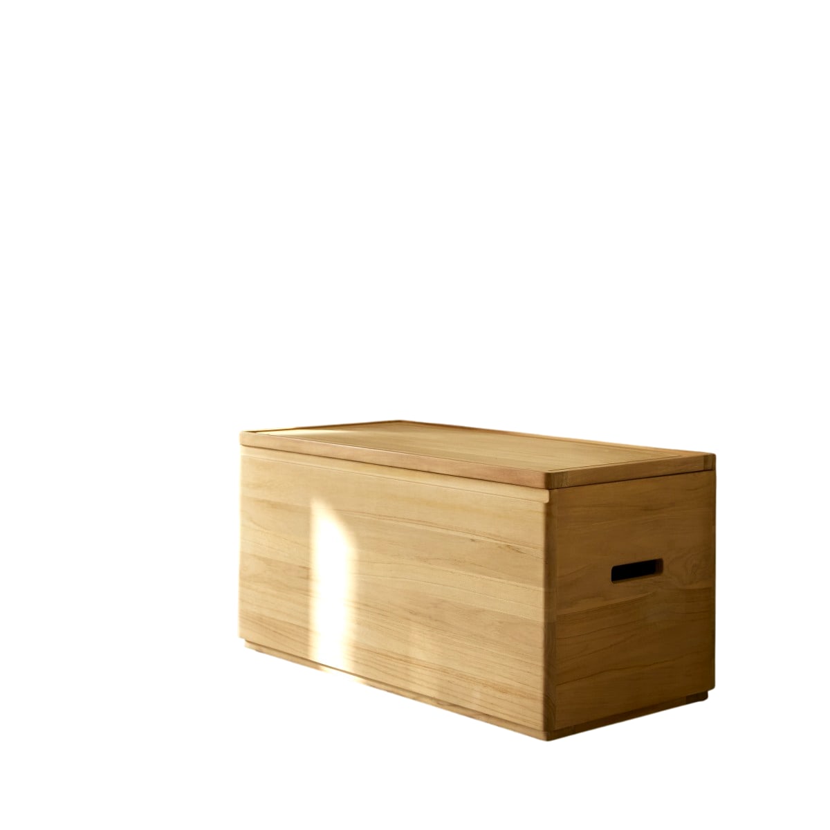Tikamoon Opbergkist van massief teak - Naturel