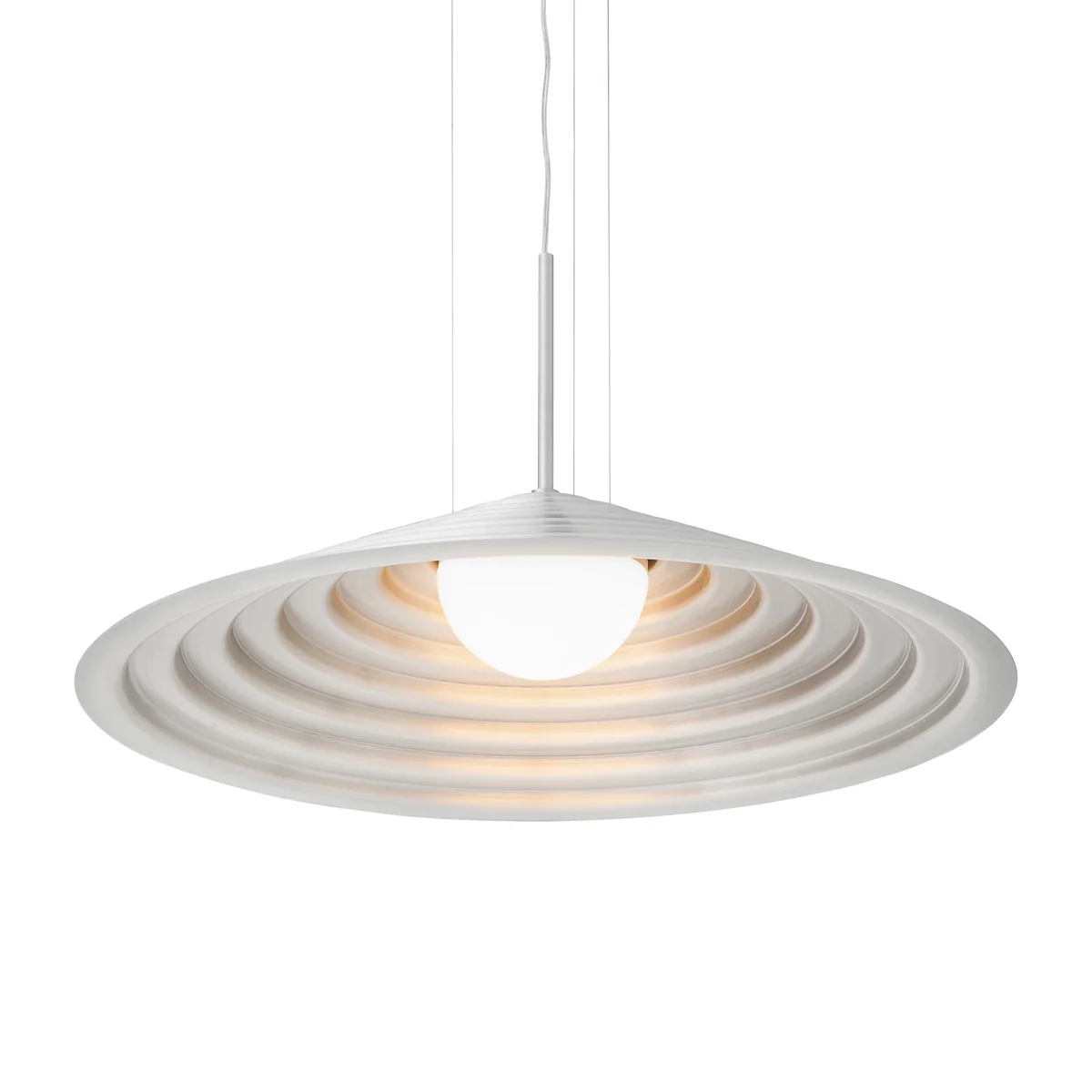 Audo - Chancery LED-Pendelleuchte, silber