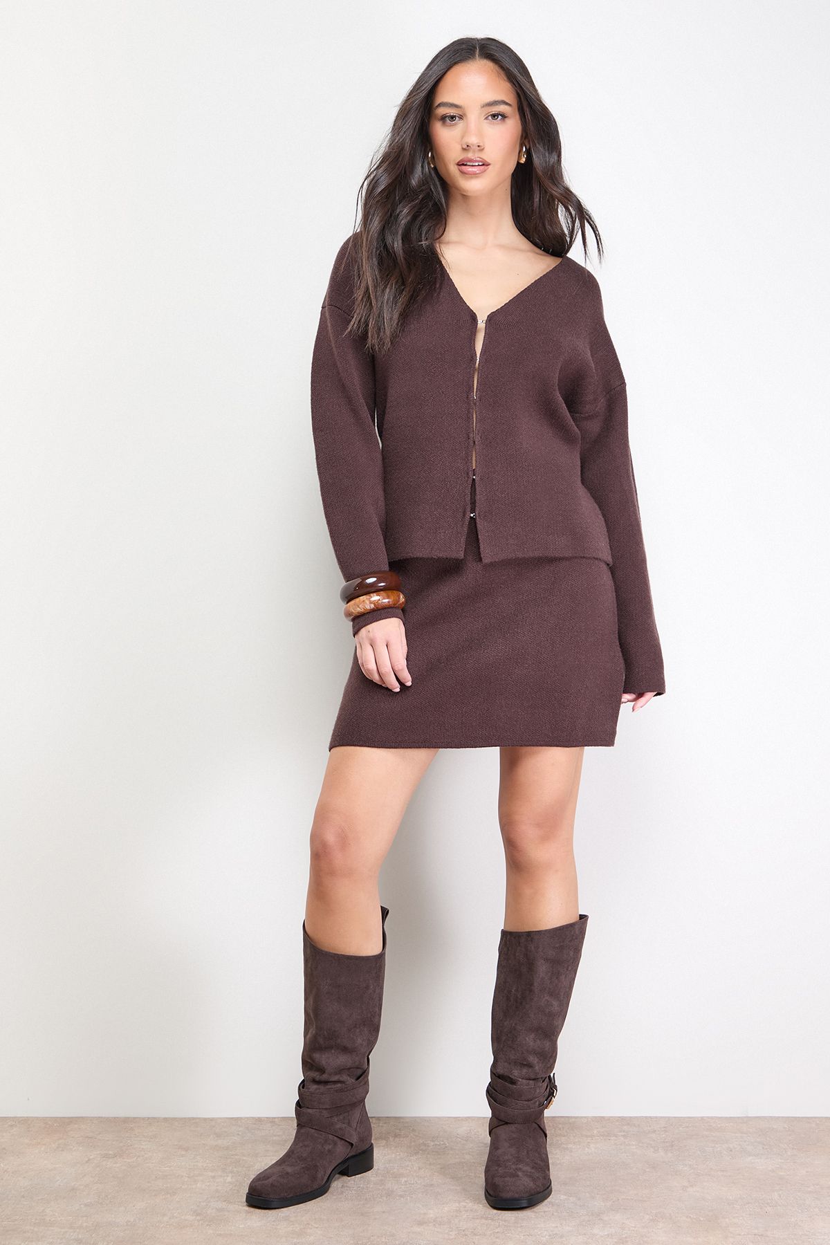 Oasis Edge to Edge Button Down Cardigan