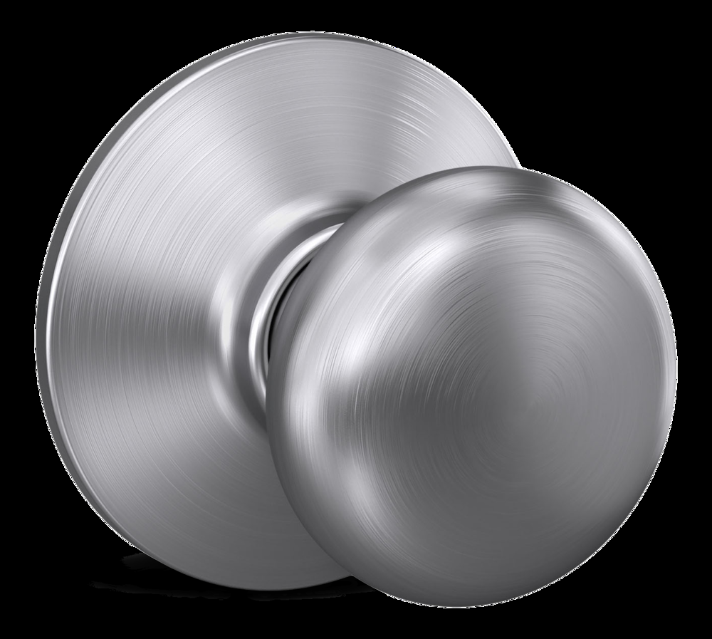 Canada Cordage Plymouth Privacy Knob, Satin Chrome