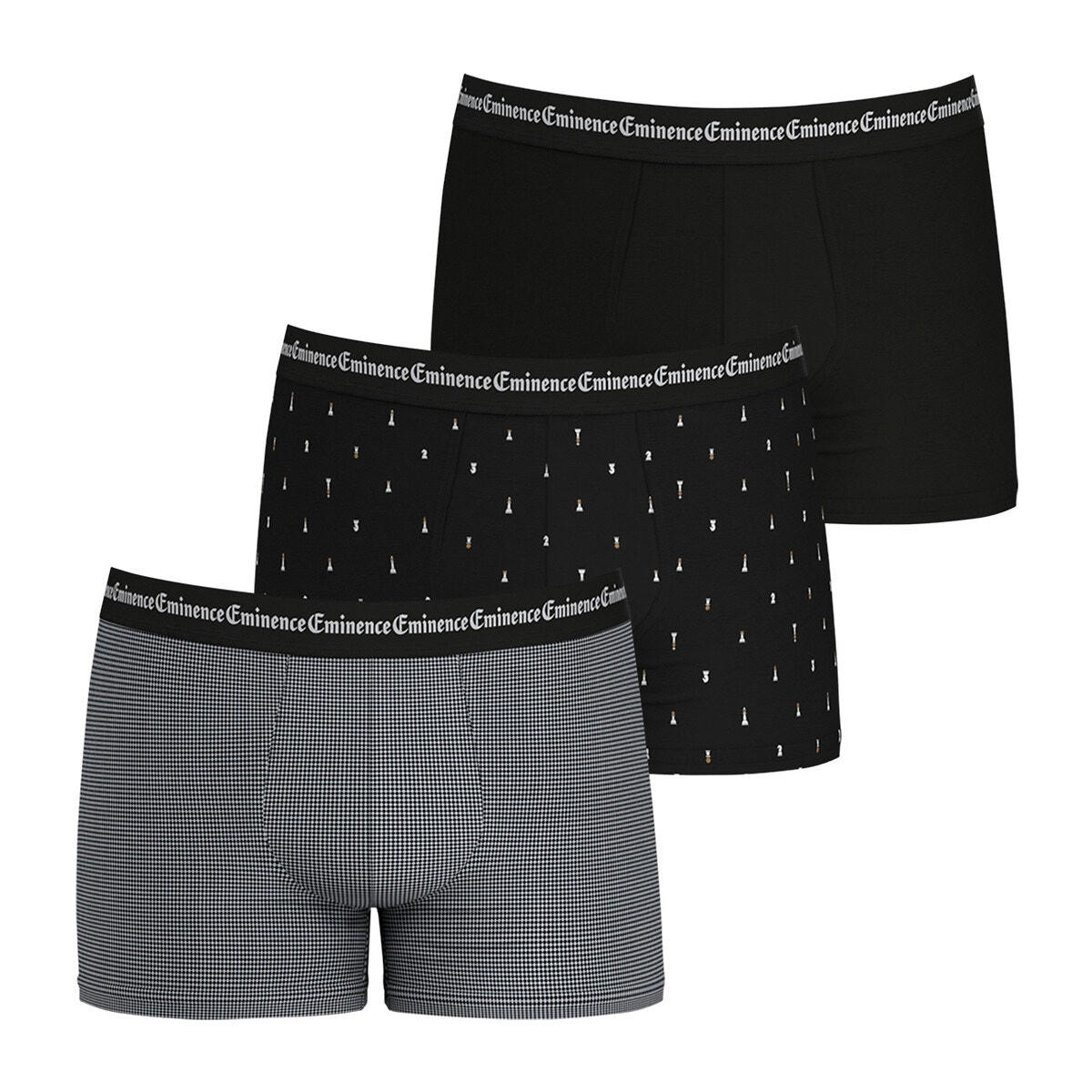 Lot de 3 boxers BUSINESS PRINT