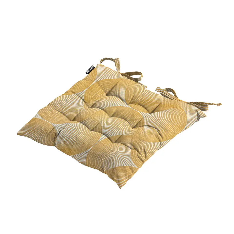 Madison - Zitkussen Napels - Geel - 46x46x8cm - Set van 4
