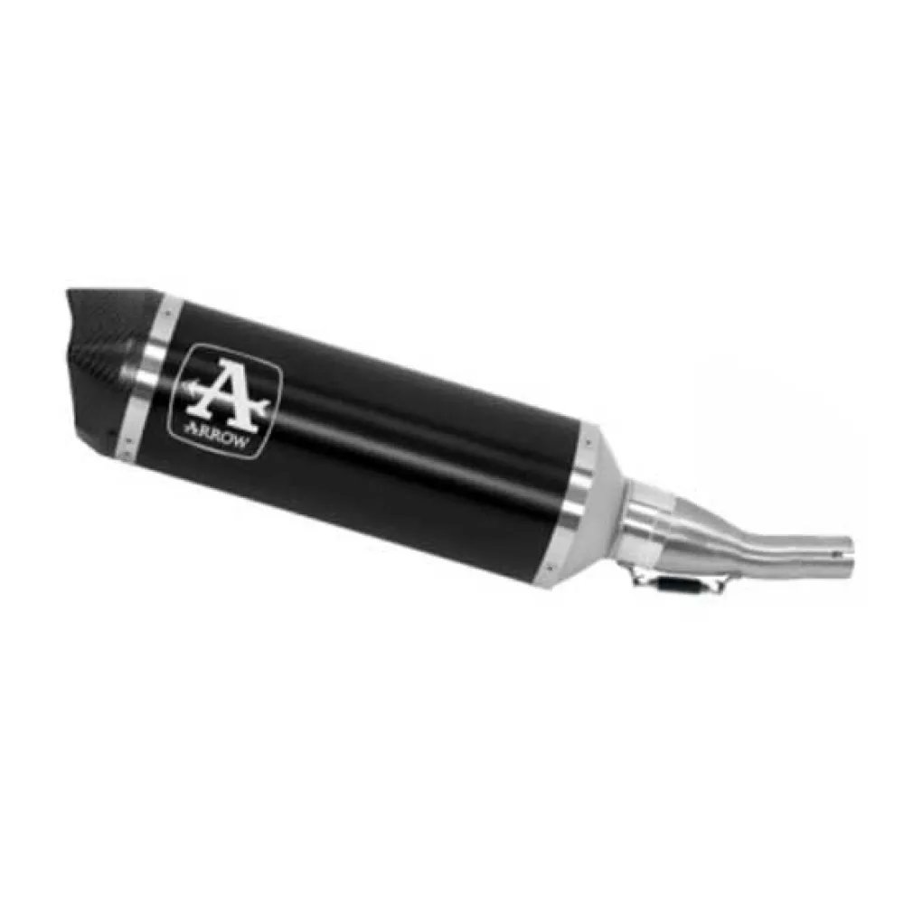 Arrow Urban Aluminium Dark With Carbon Fibre End Cap Yamaha X-Max 300/Tricity 300 ´21-22 Homologated Muffler