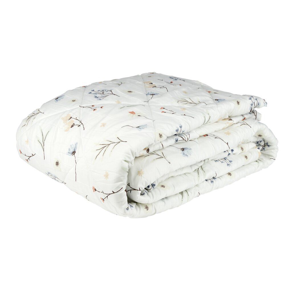 Couette 2 personnes 240x220cm imprimé motif floral (4 modèles)