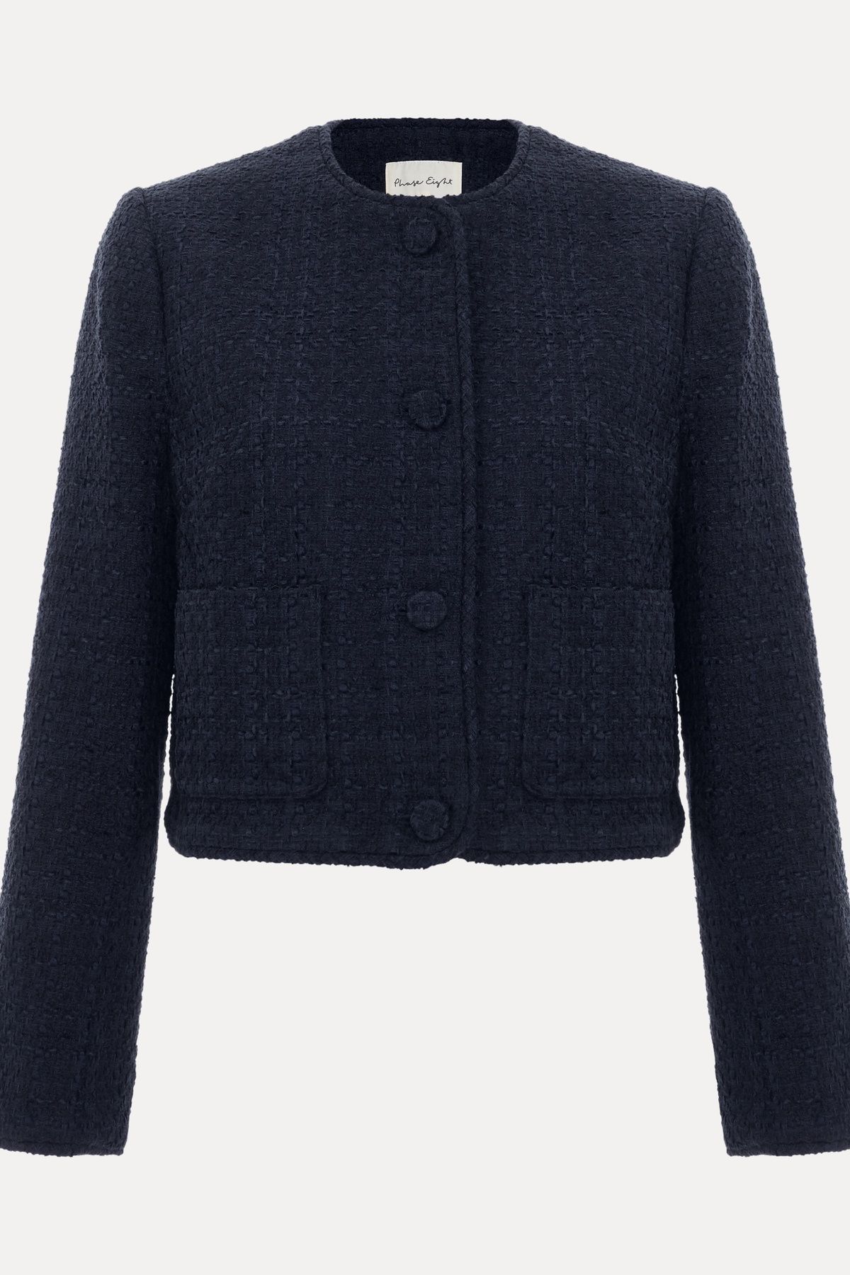 Phase Eight Ripley Boucle Cropped Jacket