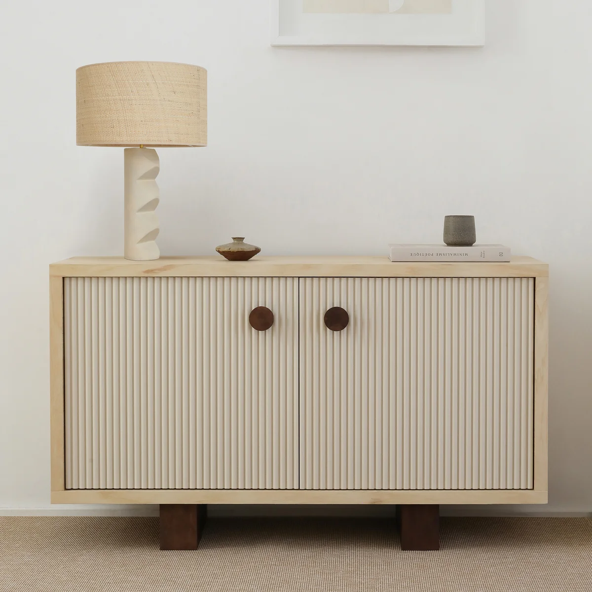 Nobodinoz - Heju Sideboard 70 x 120 cm, Esche natur