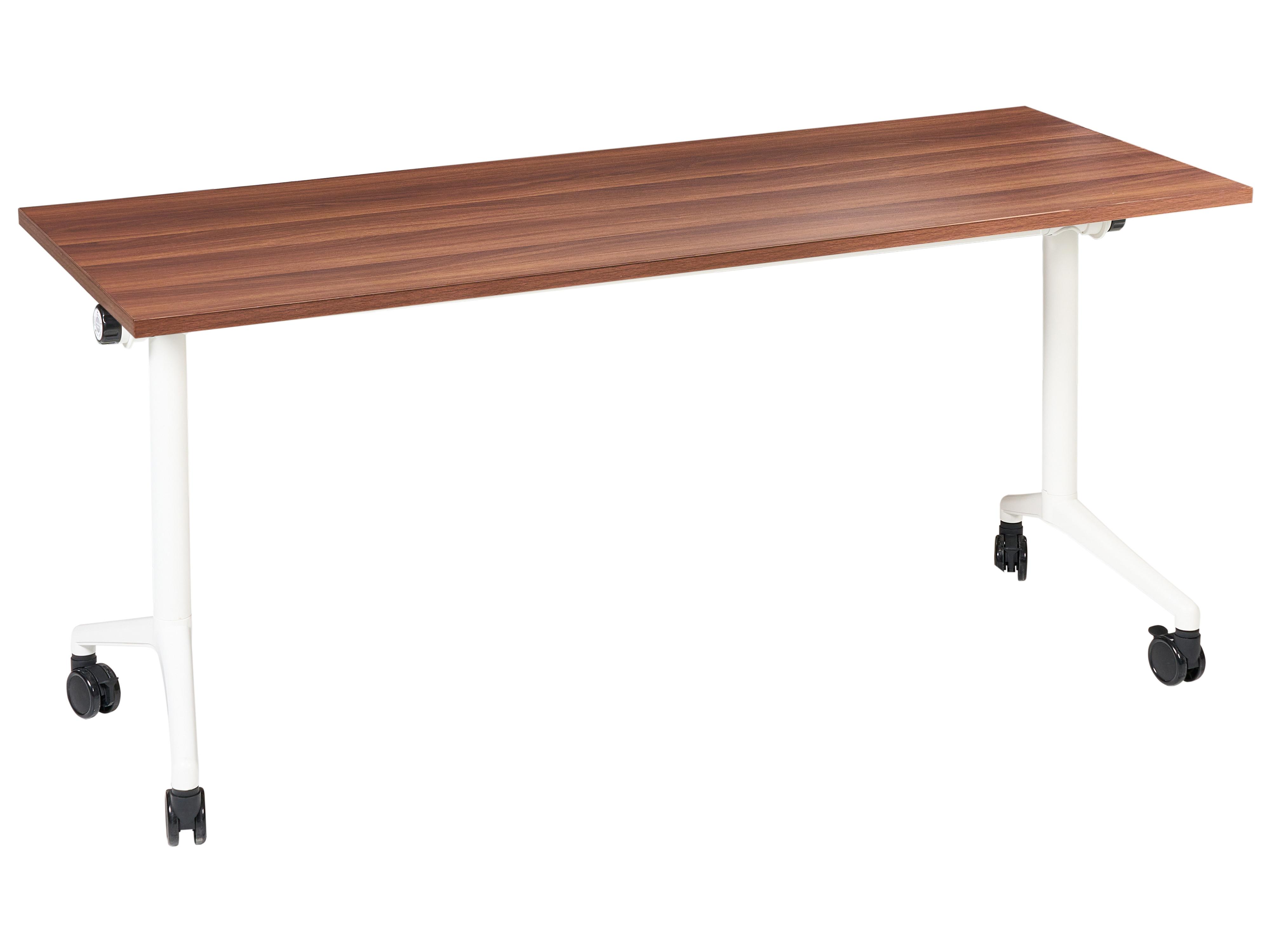 Foldable Office Desk CAVI Dark Brown 120 cm 60 cm
