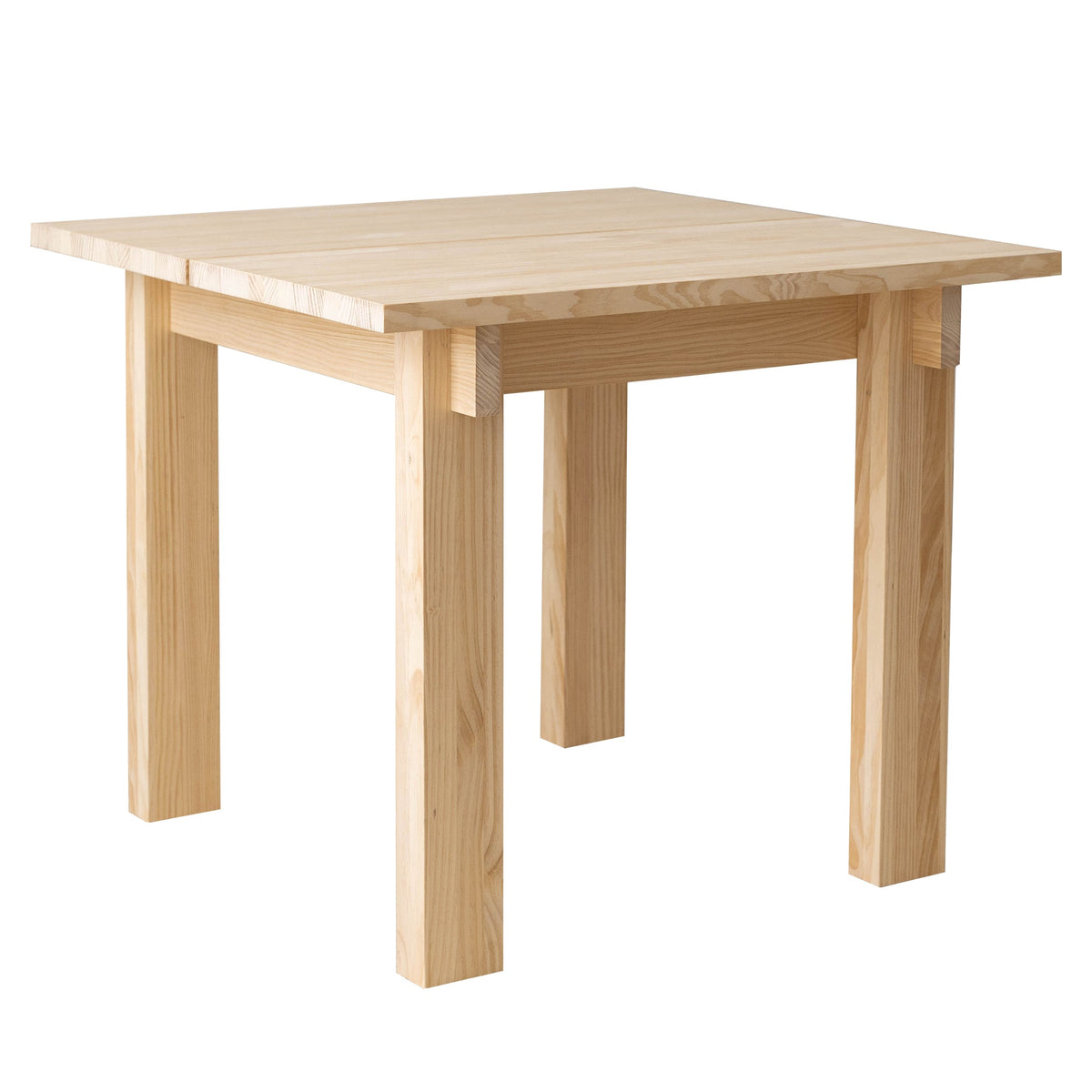 Naan Furniture Eettafel Pals - Natuurlijk ongelakt massief hout - 4 personen - 90 cm