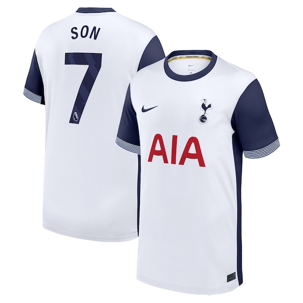 Son Heung-Min Tottenham Hotspur Nike Youth 2024/25 Home Replica Player Jersey - White