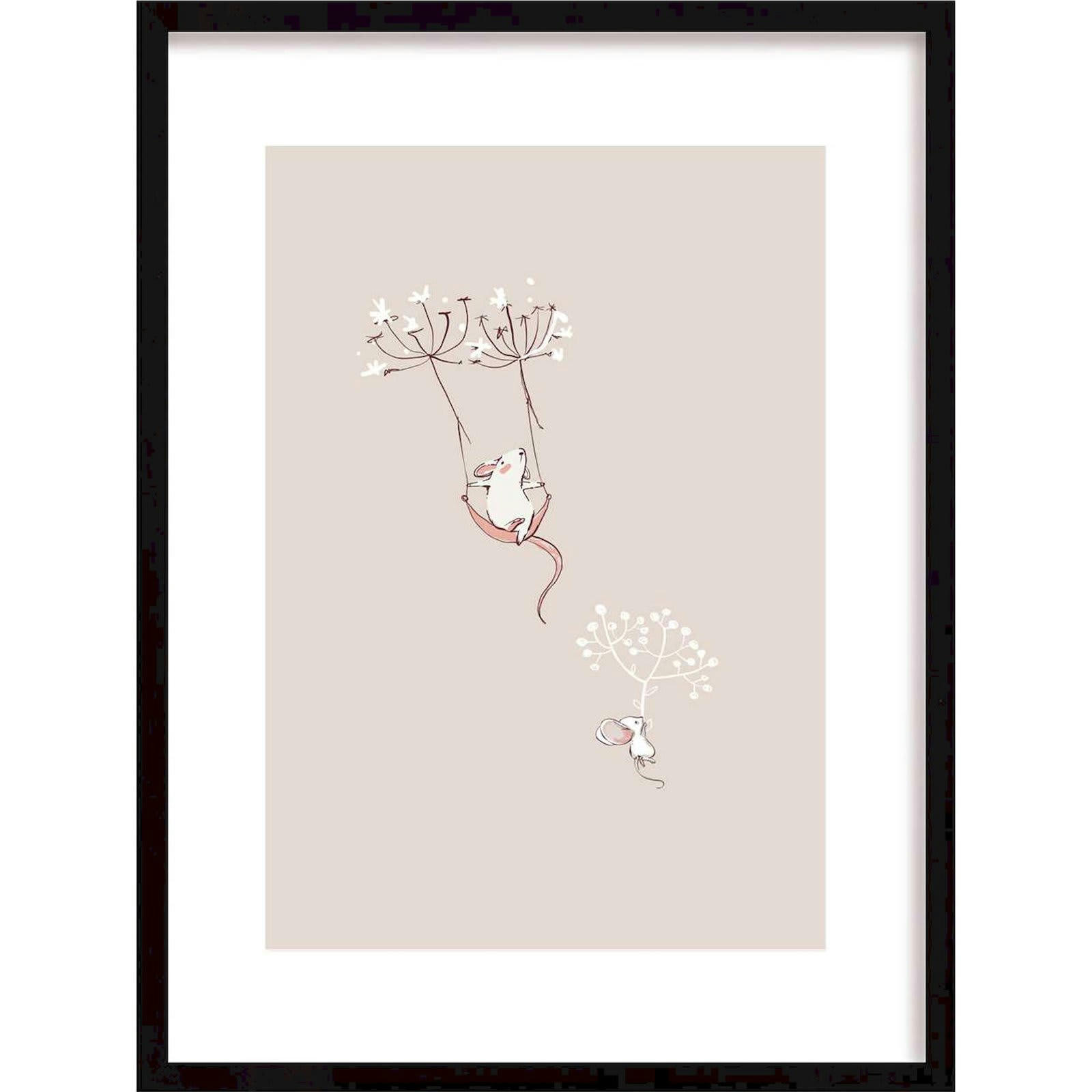 BUBBLE DREAMS - Tableau Enfants Bois Multicolore