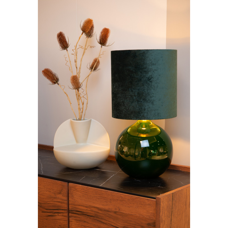 Lampe de table Esterad verte E14 40 W LUCIDE