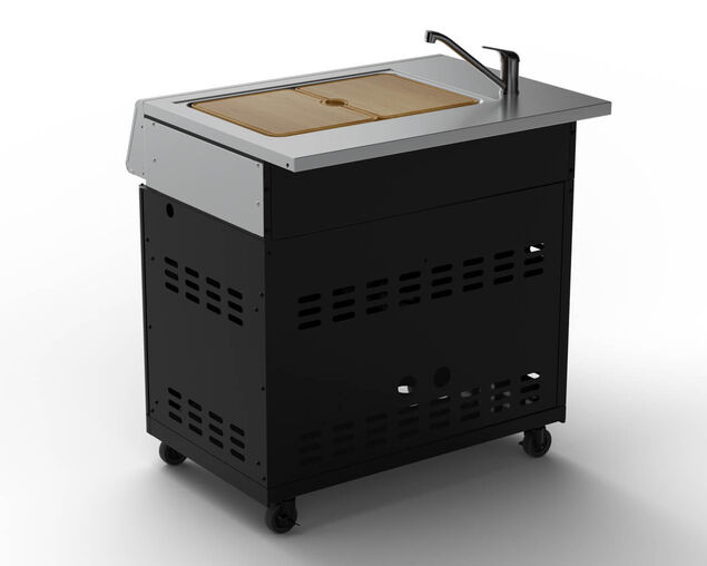 Beefmaster Premium Sink on Classic Cart