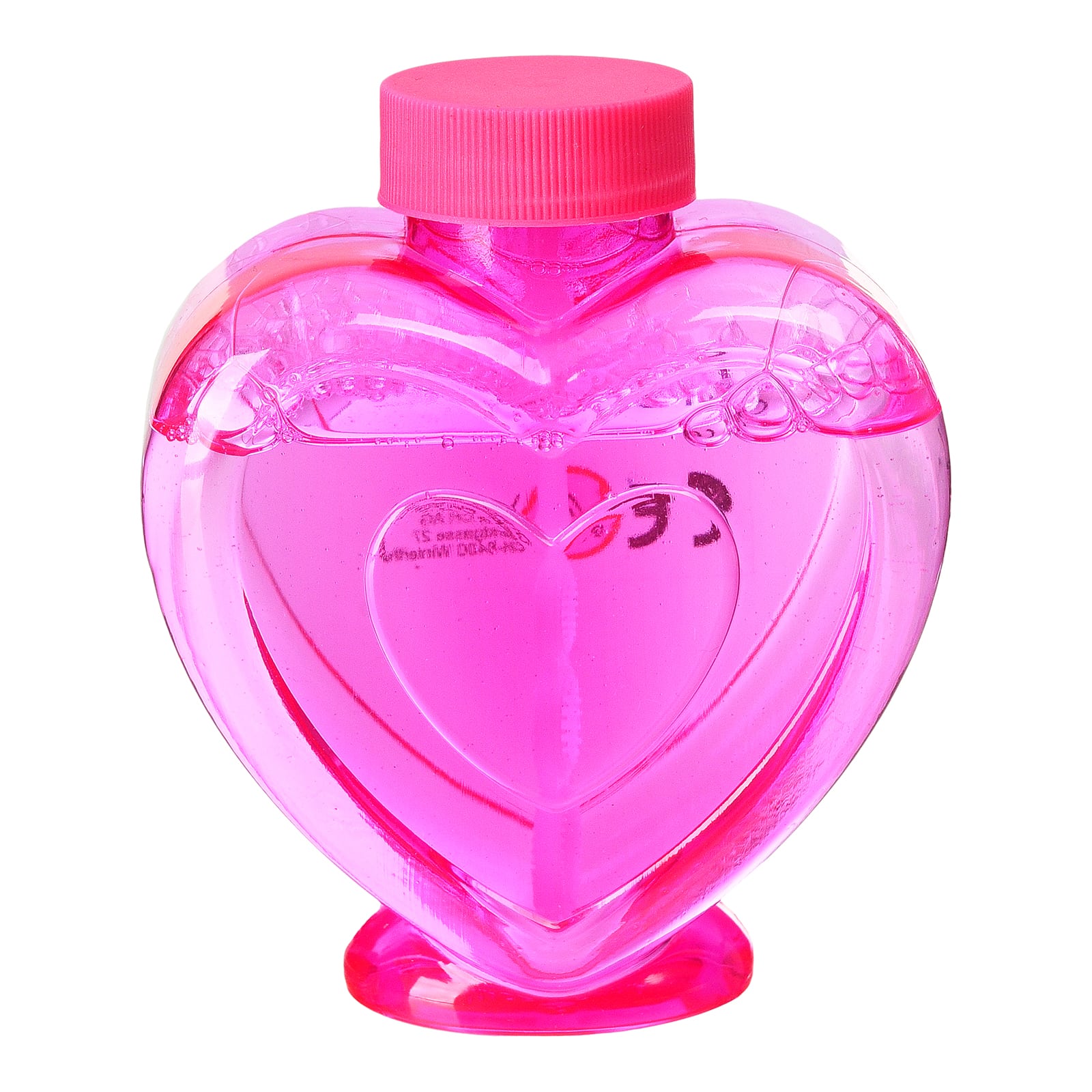 Seifenblasen Herz Pink,B 80 x H 100 x T 50 mm, 145 ml