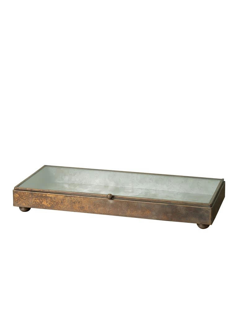 - Boîte plate feuilles de métal L3cm