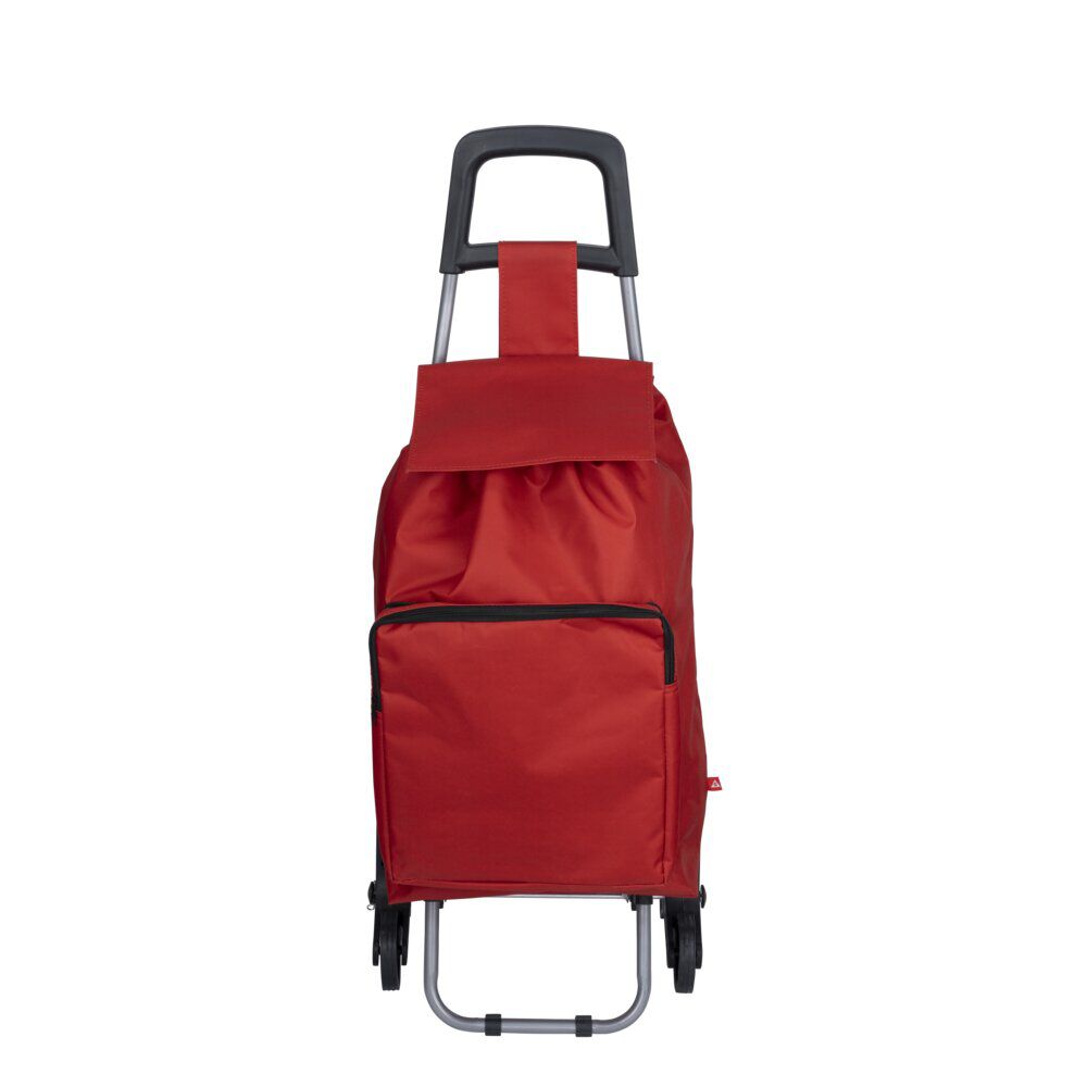 Chariot de course 3 roues rouge 35x18xH97cm