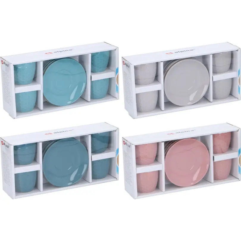 Espressotasse mit Untertasse 4er-Set Espresso-Set