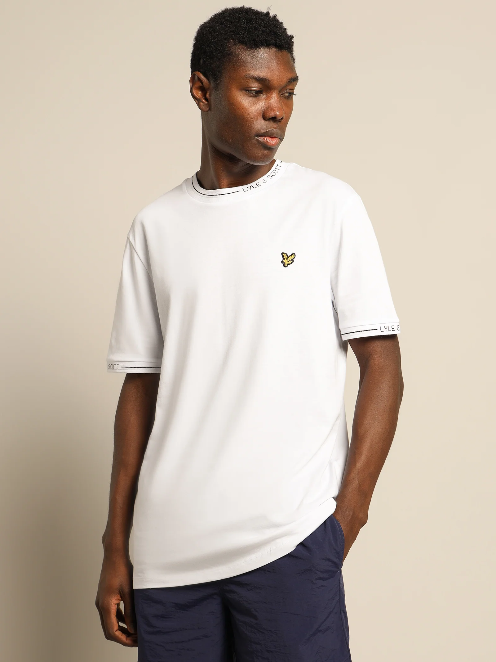 Seasonal Branded Ringer T-Shirt