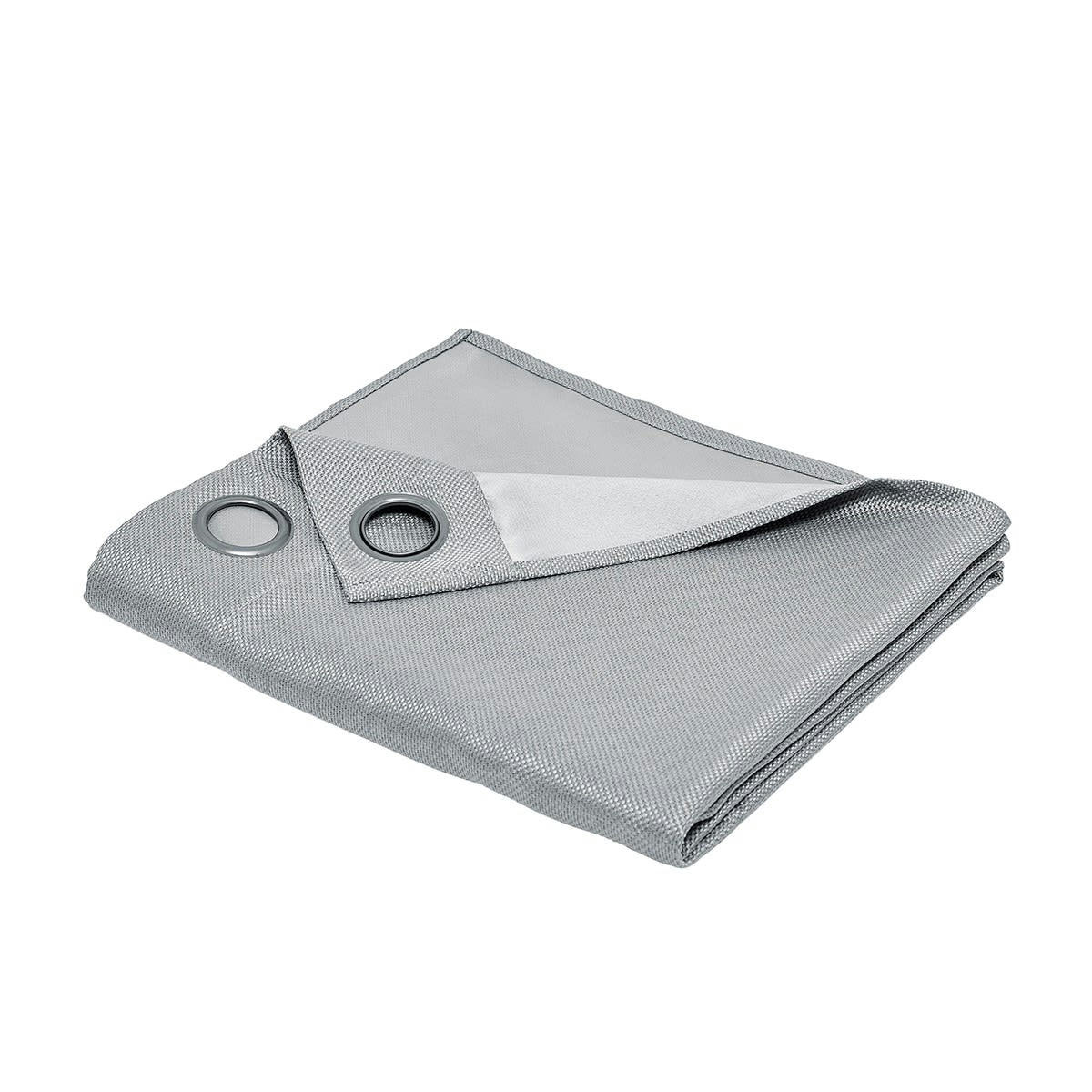 - Rideau isolant en Polyester Gris clair 140x240 cm